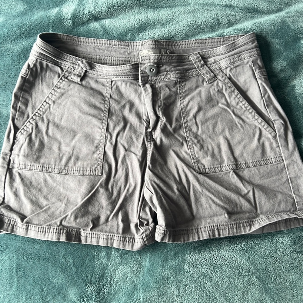 Grey cargo shorts